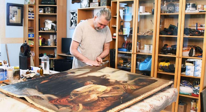 Benczúr festmény méretarányos másolata kerül a rákóczifalvai múzeumba