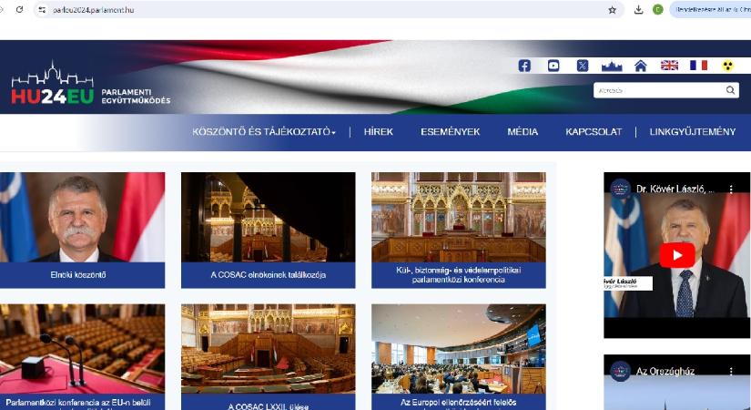 Elérhető a magyar EU-elnökség parlamenti együttműködésének honlapja