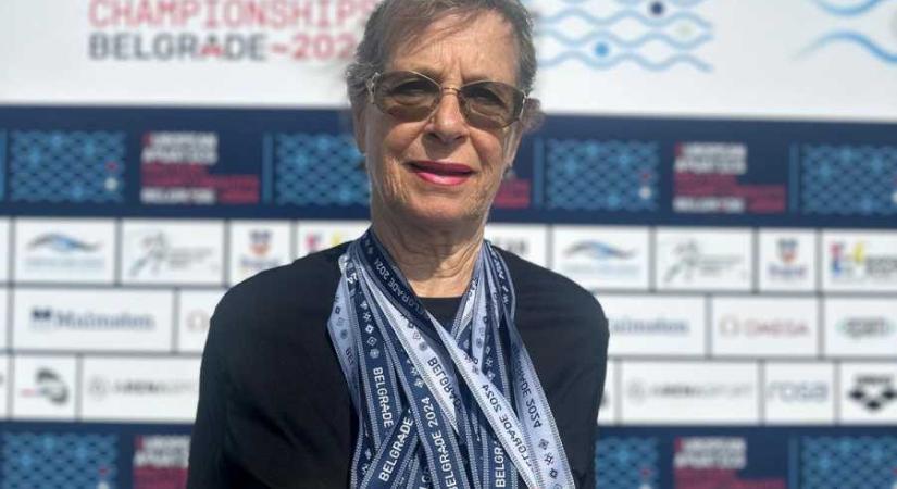 Ismét aranyérmekkel tért haza a kolozsvári Maier-Orosz Judit úszó