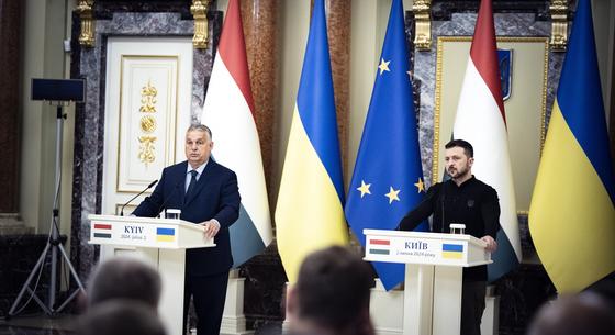 Orbán-Zelenszkij Kijevben: Mai párbeszédünk az alapja lehet egy kapcsolatokat rendező dokumentumnak
