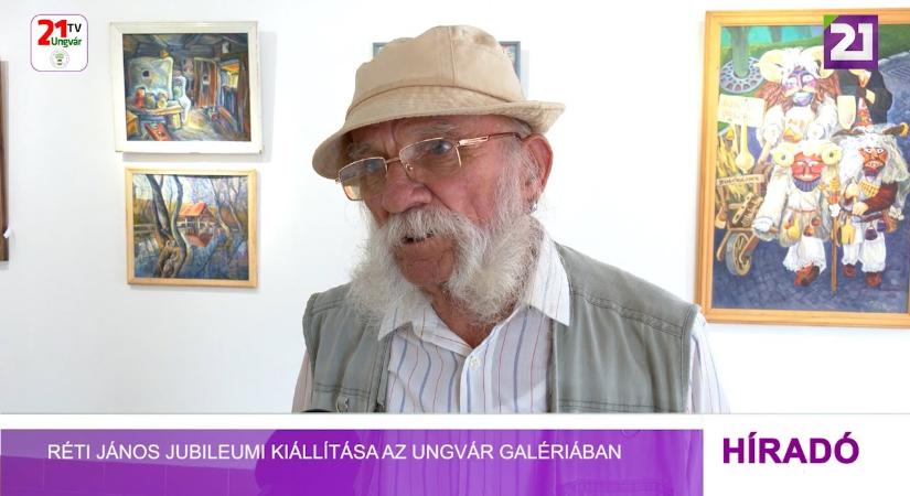 Réti János jubileumi kiállítása az Ungvár galériában (videó)