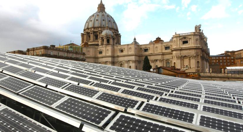 A Vatikán 100 százalékban zöld energiára vált