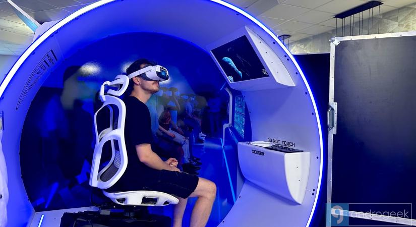 A magyar fejlesztésű VR űrkabinnal akár egy űrsétát is átélhetnek a diákok