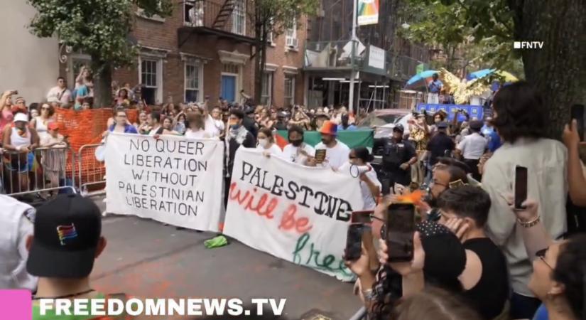 Izrael-ellenes LMBTQ-aktivisták okoztak káoszt a New York-i Prideon