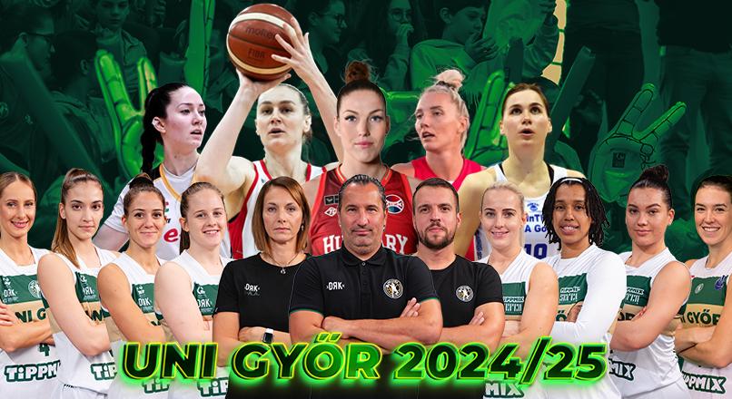 Bejelentette a következő szezon csapatát a SERCO UNI Győr