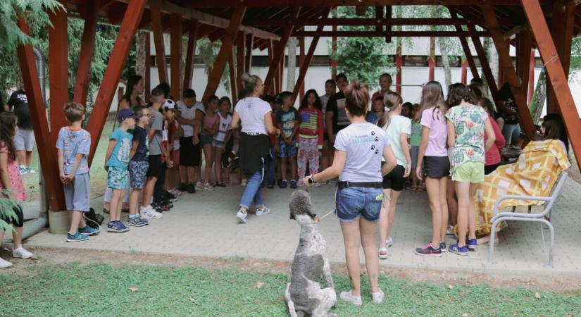Rendhagyó állatvédők tartottak előadást az RSZSZK táborában