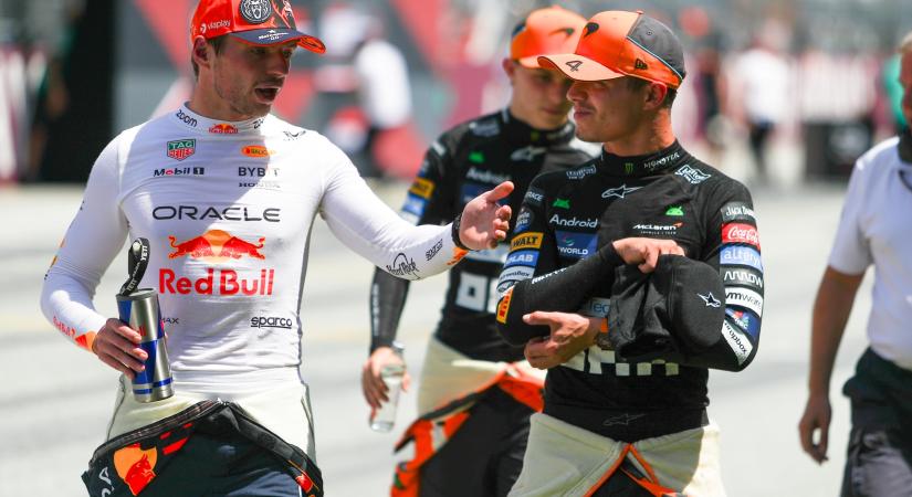 F1: Semmin sem változtatna Verstappen ellen Norris
