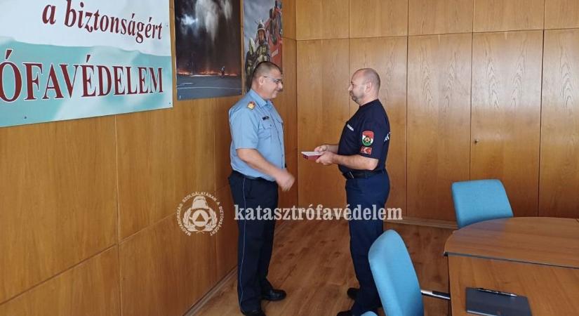 Két vármegyei tűzoltót is kitüntettek Debrecenben