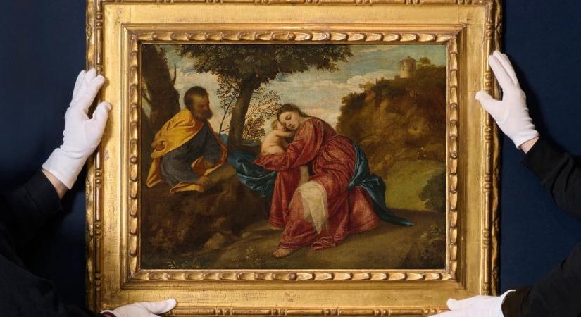 Rekordösszegért árverezték el a műanyag zacskóban talált Tiziano-festményt