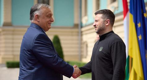 Orbán Viktor: „Nem meggyőzni akartam Volodimir Zelenszkijt, hanem tájékozódni az álláspontjáról"
