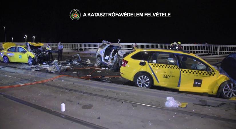 BRFK: egy 43 éves férfi lopott taxival okozta az Árpád hídi halálos balesetet  videó