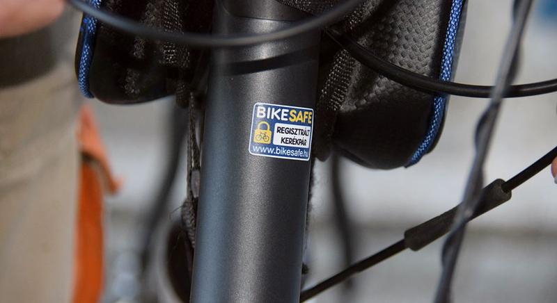 Pénteken Bike Safe regisztráció Kaposváron