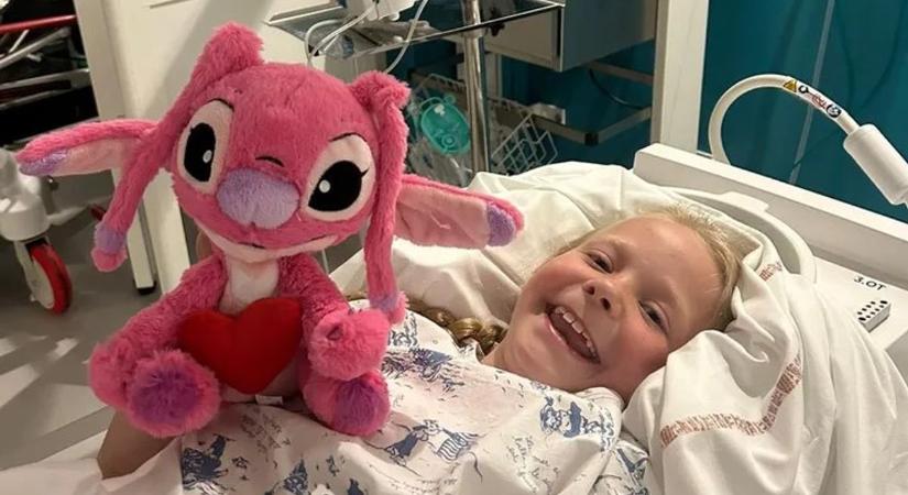 „Ez egy élő rémálom” – Mandarin nagyságú daganatot találtak a 8 éves kislány fejében
