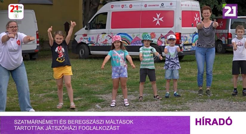 Szatmárnémeti és beregszászi máltások tartottak játszóházi foglalkozást (videó)