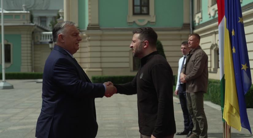 Az Orbán–Zelenszkij-találkozón olyat tapasztalt az ukrán elnök, amelyre korábban még nem volt példa  videó