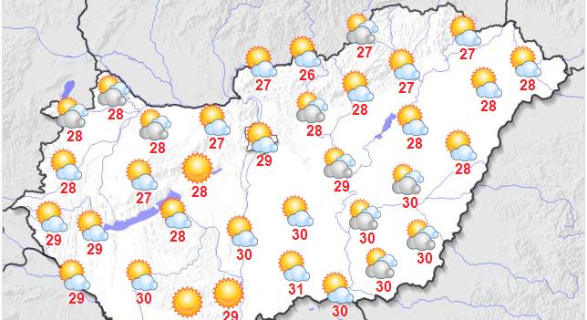 Verőfényes napsütés vár ma ránk