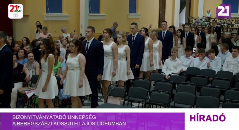 Bizonyítványátadó ünnepség a Beregszászi Kossuth Lajos Líceumban (videó)