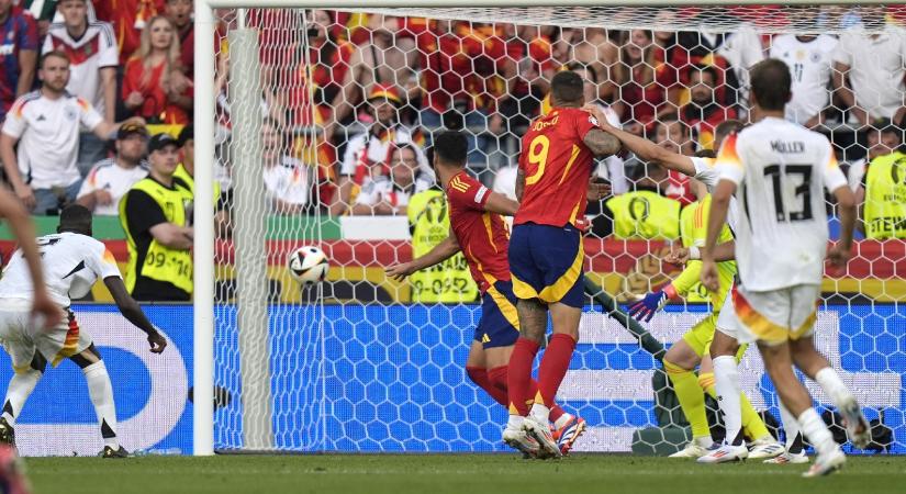 Nagyot szólt az olé: a spanyol ármádia kiejtette a német csapatot az Európa bajnokágból  videó