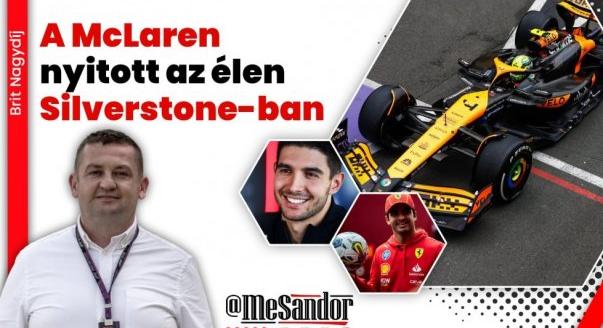 A McLaren nyitott az élen Silverstone-ban