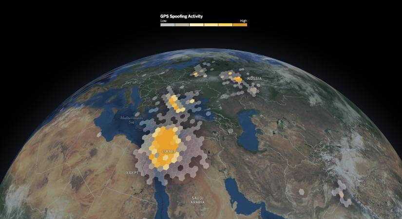 Kiderült: Egy izraeli katonai bázisról zavarják a közel-keleti GPS-jeleket