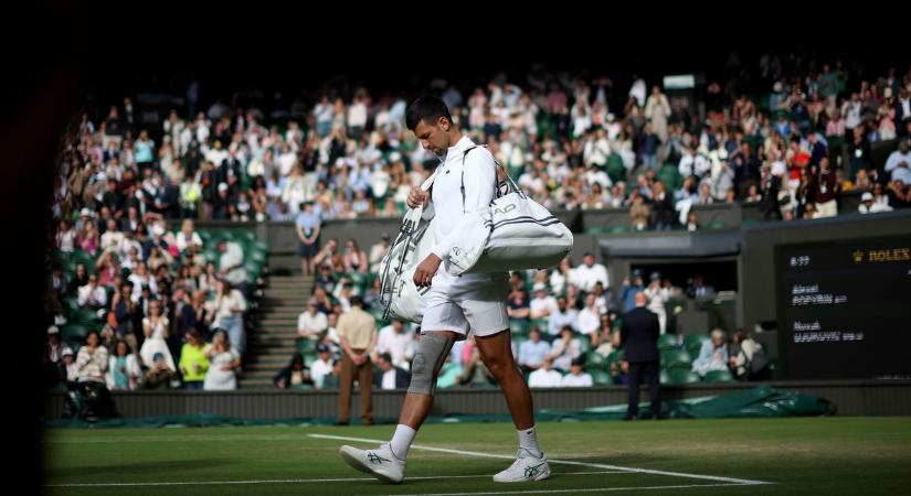 Félbeszakadt Djokovics meccse a foci Eb miatt Wimbledonban  videó