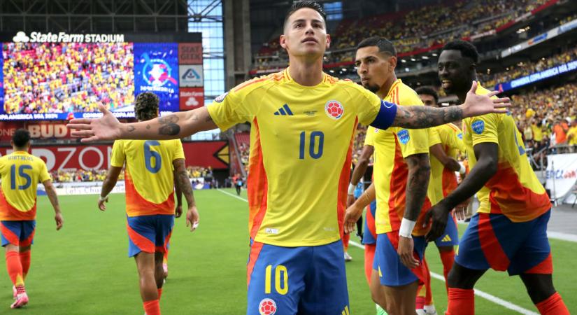 Copa América: Kolumbia kiütéssel jutott tovább a legjobb négy közé – videóval