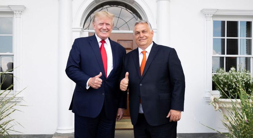 Apjához hasonlította Orbán Viktor ifj. Donald Trump