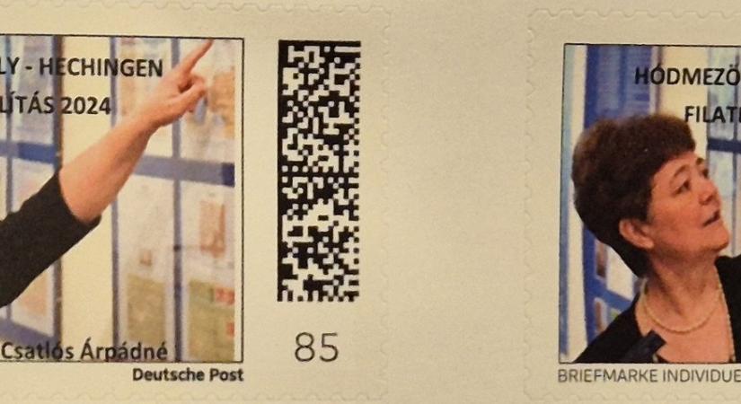A vásárhelyi bélyeggyűjtők vezetője a német posta bélyegére került
