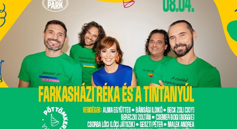 Farkasházi Réka és a Tintanyúl – születésnapi koncert a Budapest Parkban