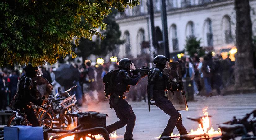 Könnygáz és letartóztatások a francia választások nyomában