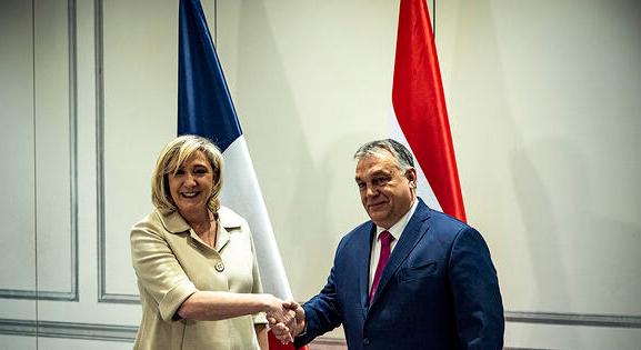 Orbán Viktorral vigasztalódik Marine Le Pen - ez már biztos