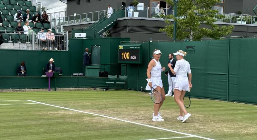 Babos Tímeáék újabb kiemelt párost győztek le Wimbledonban, és negyeddöntőbe jutottak