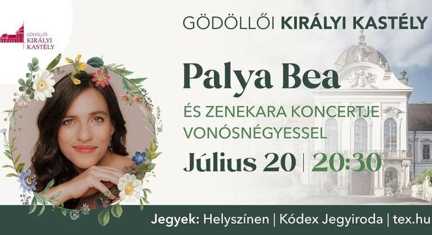 Palya Bea énekel a Gödöllői Kastély Díszudvarán