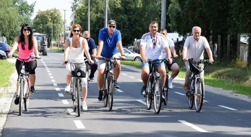 Településszemle: Lentiben folytatódott a kerékpáros bejárás