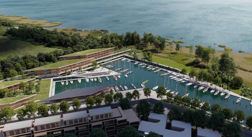 Új kikötő nyílt a Balatonon