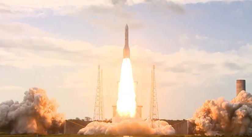 Sikeres volt az Ariane-6 európai hordozórakéta első útja, ám végül felrobbant