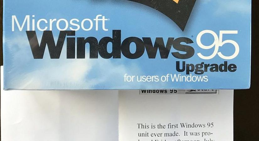 Váratlanul előkerült a Windows 95 legeslegelső kópiája - mutatjuk is