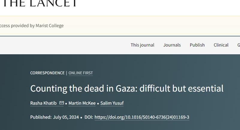 „186 ezer gázai halott” – Izrael-ellenes vérvádat terjeszt a Lancet