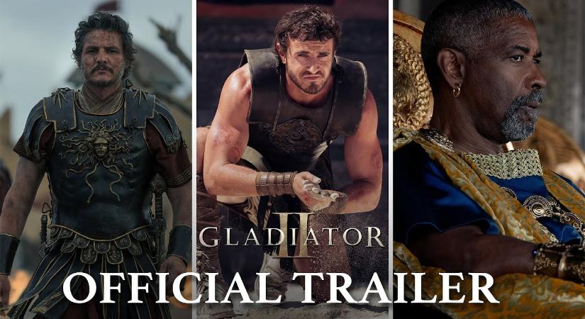 Gladiátor II (Gladiator II) - trailer  plakátok