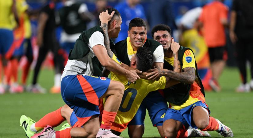 Copa América: Kolumbia Uruguay legyőzésével jutott a döntőbe – videóval