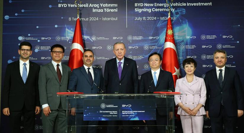 Milliárd eurós gyárat épít a BYD Törökországban