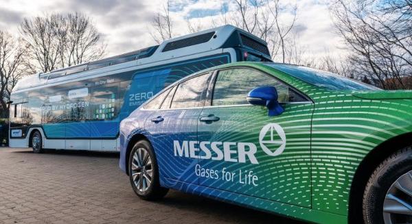 A Messer és a Toyota Tsusho a hidrogénmobilitás fejlesztésére közös vállalatot alapít