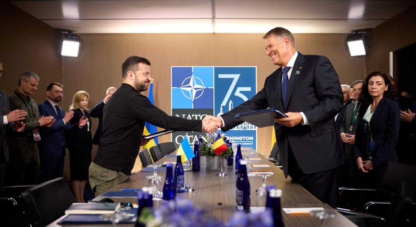 Kétoldalú biztonsági megállapodást írt alá Iohannis és Zelenszkij