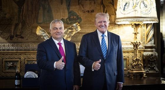 Orbán Viktor „a béke lehetőségeiről” tárgyalt Donald Trumppal Floridában
