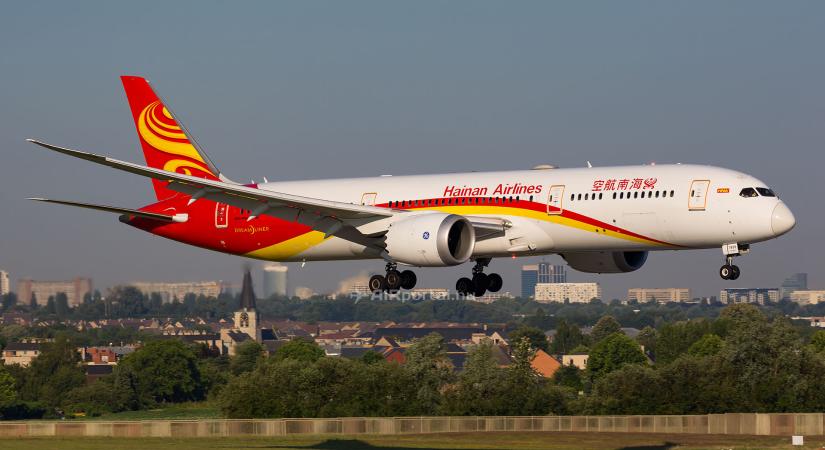 Augusztustól repül Sencsen és Budapest között a Hainan Airlines