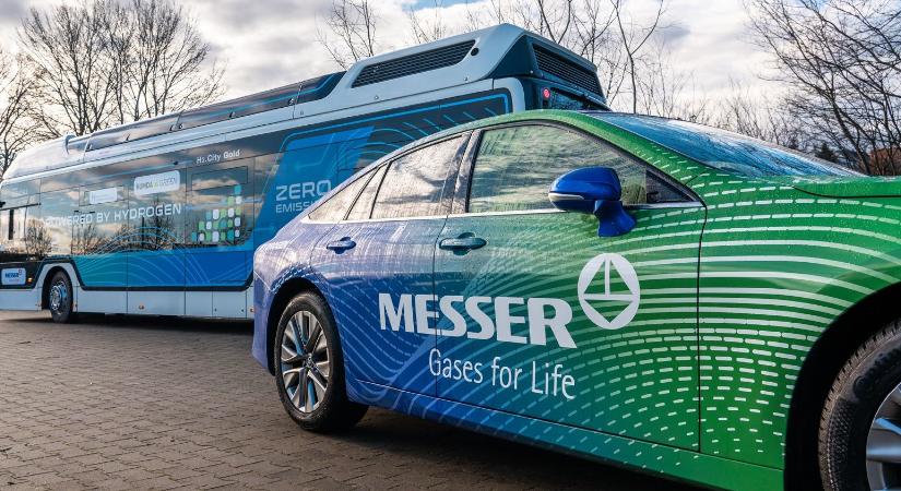 A Messer és a Toyota Tsusho a hidrogénmobilitás fejlesztésére közös vállalatot alapít