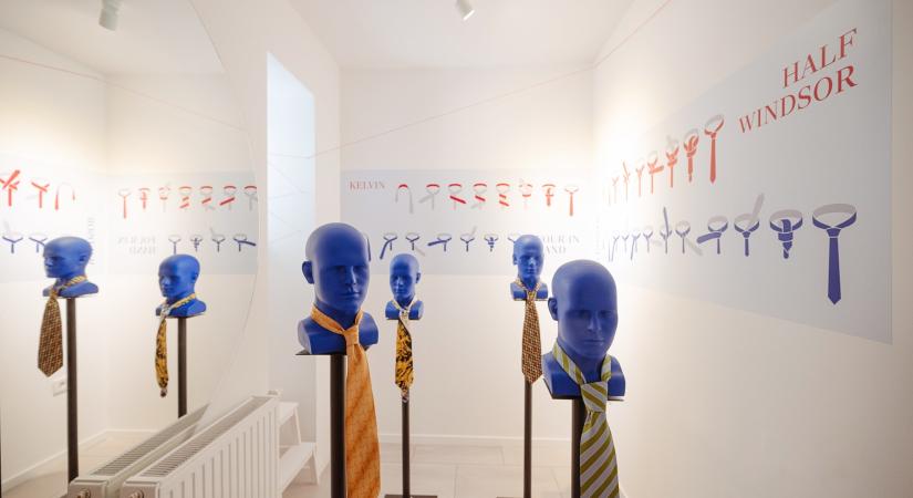 Golyóálló nyakkendőt is láthatunk a világ első nyakkendőmúzeumában