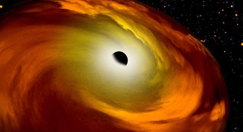 Őrületes pusztításba kezdett egy hatalmas fekete lyuk