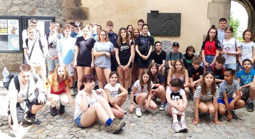 Határtalanul Szlovákiában a görögkatolikus iskola diákjaival