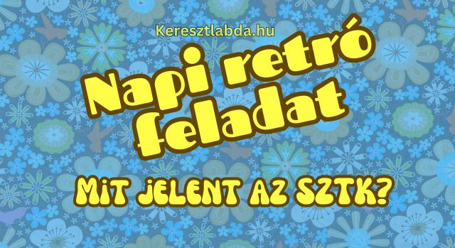 Napi retró feladat: Lássuk, emlékszel-e még?